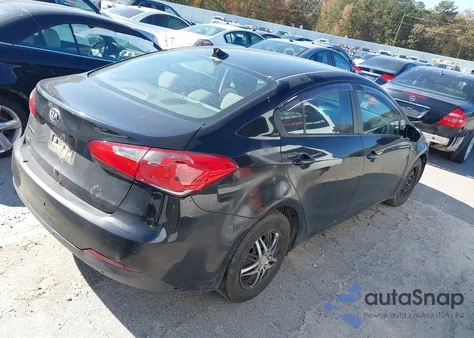 2016 Kia Forte Lx из США, поврежденный, VIN KNAFK4A61G5543284
